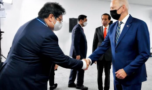 Menko Airlangga Beberkan Pembahasan Jokowi Saat Bertemu Joe Biden