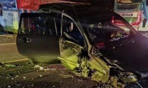 Rusak Parah, Tiga Mobil Terlibat Tabrakan Beruntun di Ciamis