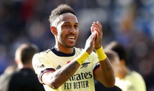 Aubameyang Berperan Besar Untuk Arsenal, Arteta Bilang Begini Kapten sekaligus penyerang Arsenal asal Gabon, Pierre-Emerick Aubameyang. ANTARA/Reuters/PETER CZIBORRA.
