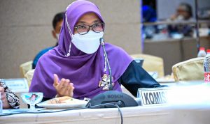 Anggota Komisi IX DPR RI Netty Prasetiyani Aher ketika mengemukakan pendapat mengenai peningkatan kasus AIDS di Indonesia