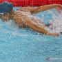 PERENANG MUDA POTENSIAL: Perenang DKI Jakarta Angel Gabriella Yus memacu kecepatan saat bertanding pada final Renang 50 meter Gaya Kupu-kupu Putri PON Papua di Stadion Akuatik, Kampung Harapan, Kabupaten Jayapura, Papua, Selasa (12/10/2021). Angel Gabriella Yus berhasil meraih medali emas dengan catatan waktu 28.20 detik. ANTARA FOTO/M Agung Rajasa/pras.