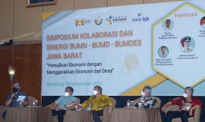Peran bjb Gairahkan Perekonomian Desa Melalui BumDes Simposium sinergitas BUMD bjb untuk berkolaborasi dengan BumDes.