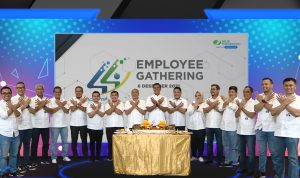 Kegiatan HUT ke 44 tahun BPJS Ketenagakerjaa di Plaza BPJAMSOSTEK, Jakarta.