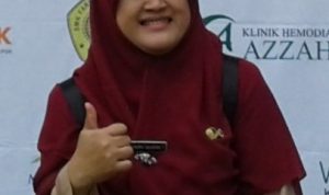 Kepala ‪UPTD Puskesmas Limo‬, Winarni Naweng Triwulandari. (Diskominfo)