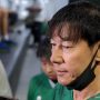 Pelatih timnas Indonesia Shin Tae-yong memberikan keterangan kepada media setelah memimpin latihan skuadnya di Lapangan B Gelora Bung Karno, Jakarta, beberapa waktu lalu. (ANTARA/Michael Siahaan)