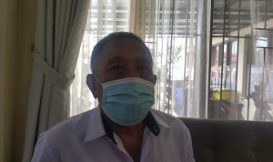 Kepala UPT Pukesmas Guntur memberikan keterangan mengenai Balita yang mengalami keracunan makanan
