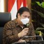 Menteri Koordinator Bidan Perekonomian Airlangga Hartarto ketika membicarakan tentang pemulihan ekonomi berkelanjutan
