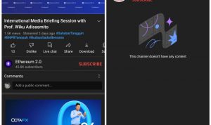 Tangkapan layar akun YouTube BNPB yang diretas, Jumat (10/12/2021) (ANTARA/Laily Rahmawaty)