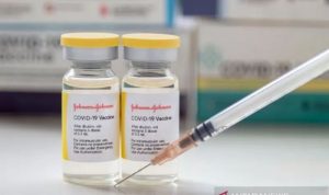 Vaksin Covid-19 Johnson & Johnson. (ANTARA/HO-Shutterstock).