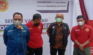 Pt Geo Dipa Energi bersama BIN menggelar Vaksinisasi masal untuk mencapai target di atas 70 persen