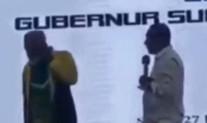 Tangkapan layar: Gubernur Sumut Edy Rahmayadi memarahi Pelatih Biliar Coki Aritonang.