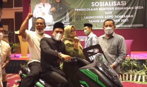 Sebanyak 270 kepala desa se-Kabupaten Bandung mendapatkan motor beberapa waktu lalu. (Foto: Istimewa)