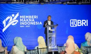 Direktur Utama BRI Sunarso di acara perayaan Hari Ulang Tahun (HUT) BRI ke-126.