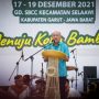 Menteri Koperasi dan UKM Teten Masduki acara pembukaan Selaawi Bamboo Festival 2021 di Gedung Selaawi Bamboo Creative Center (SBCC), Kecamatan Selaawi, Kabupaten Garut, Jawa Barat, Sabtu (18/12). ANTARA/HO-KemenkopUKM