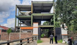 Kerangka bangunan SDN Baros Mandiri 3 Cimahi. (Istimewa)