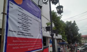 Jelang Pergantian Tahun 2022, Papan Informasi Kenaikan Parkir Sudah Terpasang di Kota Bandung