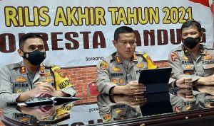Jumlah Tersangka Kriminal Tahun 2021 Mengalami Kenaikan polresta Bandung