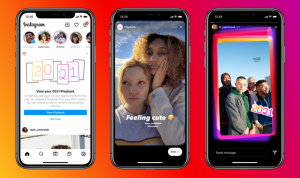 Rangkuman dalam setahun yang dikeluarkan oleh instagram di 2021. (ANTARA/HO/Instagram)