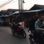 Area depan Pasar Parakan Muncang, Kecamatan Cimanggung, Kabupaten Sumedang. (Jabar Ekspres)
