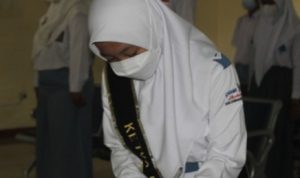 Ketua Forum Kesatuan Pelajar Depok (FKPD) Generasi 7, Syifa Septia Rachma, ist.