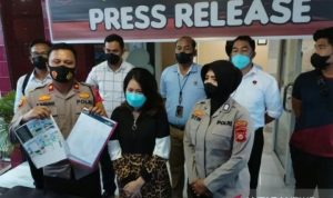 Selebgram ALN yang ditetapkan sebagai tersangka oleh polisi terkait investasi bodong.