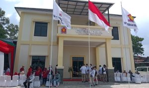 Pembangunan Gedung DPC Gerindra Karawang Telan Rp 1,6 M, Lahan masih Milik Pemkab Peresmian gedung DPC Gerindra Karawang, Rabu (19/1)