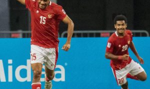 Timnas Indonesia Gagal 'Comeback', Sang Garuda Gagal 6 Kali di Piala AFF SELEBRASI: Pemain timnas Indonesia, Ricky Kambuaya merayakan gol cepat yang diciptakannya ke gawang Thailand. (@PSSI/Twitter)