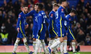 MENANG: Chelsea melenggang ke babak selanjutnya Piala FA. (@ChelseaFC/Twitter)