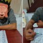 Tangkapan layar kisah viral seorang ayah yang diajar Iqro' oleh anak perempuannya.