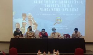 IPRC saat diskusi terkait capres dan cagub Jabar. Senin (31/1). Foto. Sandi Nugraha