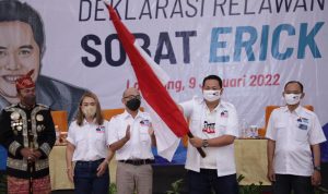 Deklarasi Relawan Sobat Erick untuk memberikan dukungan maju di Pilpres 2024