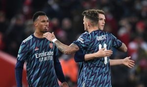 Arsenal vs Liverpool , Ambisi The Gunners Amankan Zona Eropa Punggawa klub Arsenal. (@Arsenal/Twitter)