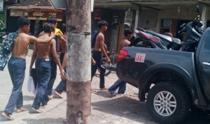 Pelajar SMP diamankan polisi di Kecamatan Agrabinta saat akan melakukan tawuran. (Cianjurekspres)