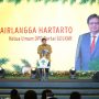 Ketua DPP Partai Golkar Airlangga Hartarto ketika merayakan Natal di Salatiga