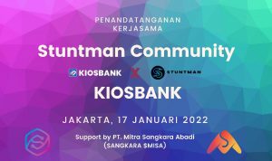 Kiosbank dan Stuntman Krypto Community Jalin Kerjasama Layanan Digital dan pembelian produk-produk digital