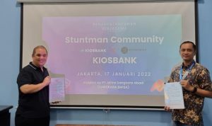 Kolaborasi KIOSBANK dan Stuntman Krypto Community melakukan kerjasama saling menguntungkan untuk Berikan Kemudahan Layanan Finansial Digital