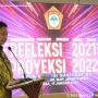 Menko Aitlangga Hartarto ketika menghadiri acara diskusi yang digelar KOSGORO