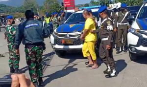 Tiga Pelaku penabrak kecelakaan di nagreg menjalani rekontruksi, salah satunya melibatkan nama Kolonel Priyanto. (Foto: Tangkapan layar)