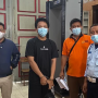 Sopir Vanessa Angel, Joddy saat dipindahkan ke Lapas Jombang menjadi tahanan pengadilan. Foto: Humas Kemenkumham Jatim