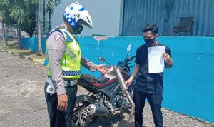 Puluhan Kendaraan Terkena Razia Knalpot Bising