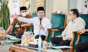 Bupati Bandung, Dadang Supriatna saat menerima Kunjungan Kerja (Kunker) Spesifik Komisi X DPR RI Bidang Pendidikan di Rumah Jabatannya, Soreang, Jumat (28/1).