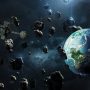 Ilustrasi asteroid mendekat ke bumi. (Pixabay)
