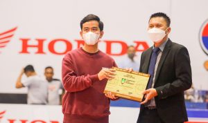 Wali Kota Solo Gibran Puji Prokes Honda DBL Seri Jateng di Solo Walikota Gibran Puji Prokes Honda DBL Seri Jateng di Solo