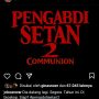 Unggahan sutradara film Pengabdi setan 2 yang kebanjiran komentar netizen. (tangkapan layar)