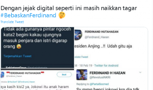 Dikenal Selalu Bela Pemerintah, Cuitan Lama Ferdinand Jadi Sorotan Warganet