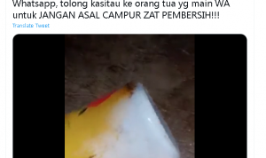 Tiru Video Hoax di Tik Tok, Seorang Ibu Keracunan Zat Pembersih