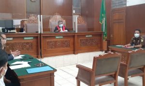 Ilustrasi - Sidang kasus korupsi Asabri. Foto: dok. Kejaksaan Agung.
