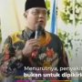 Tangkapan layar video viral pidato Bupati Karanganyar yang mengajak warga tidak menganggap Covid-19 ada.