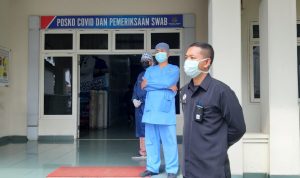 Suasana di RSUD Al Ihsan Baleendah yang telah mempersiapkan apa bila terjadi lonjakan pasien Covid-19.