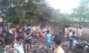 Lokasi rumah yang terbakar di Kampung Tipar, Desa Hegarmanah, Kecamatan Karangtengah, Kabupaten Cianjur